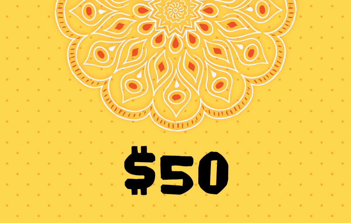 Sizzling Bombay Gift Card $50
